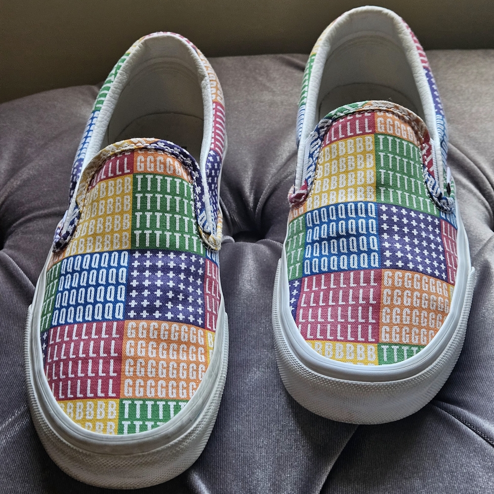 VANS PRIDE LGBTQ+ Slip On Multicolor Rainbow Low Top